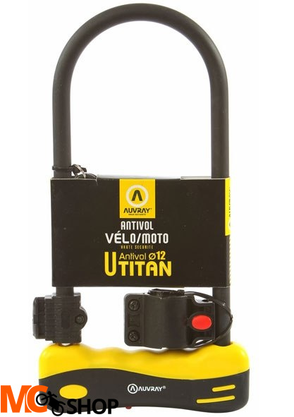 Zapięcie U-LOCK AUVRAY TITAN 245 z uchwytem - 165 x 245 mm Zapięcie U-LOCK AUVRAY TITAN 245 z uchwytem - 165 x 245 mm