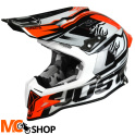 KASK JUST1 J12 DOMINATOR WHITE-RED