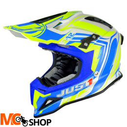 KASK JUST1 J12 FLAME YELLOW-BLUE