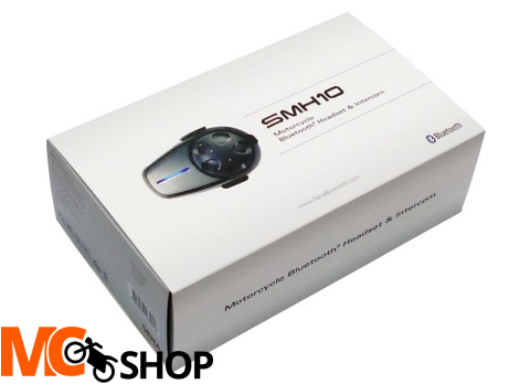 SENA SMH10-11 INTERCOM MOTOCYKLOWY BLUETOOTH 3.0 DO 900M Z UNIWERSALNYM ZESTAWEM MIKROFONÓW ( 1 ZESTAW )
