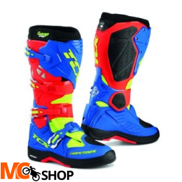 BUTY OFF-ROAD TCX COMP EVO 2 MICHELIN RED/BLUE/YEL