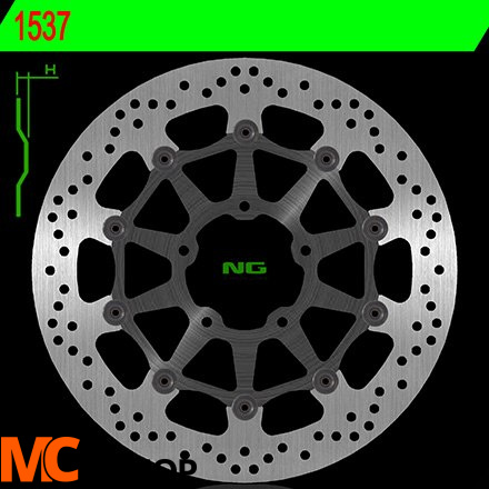 NG1537 TARCZA HAMULCOWA PRZÓD KAWASAKI ZX 10R 16- NG1537 TARCZA HAMULCOWA PRZÓD KAWASAKI ZX 10R 16-