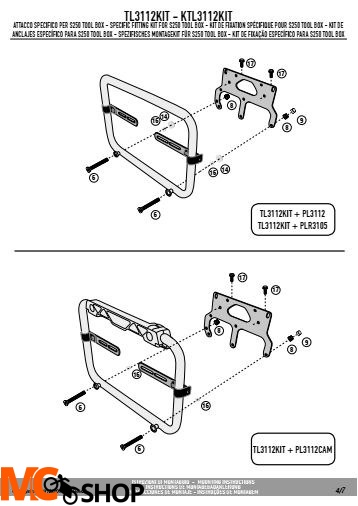 KAPPA KTL3112KIT MOCOWANIE SKRZYNKI KS250 DO STELAŻY KL3105