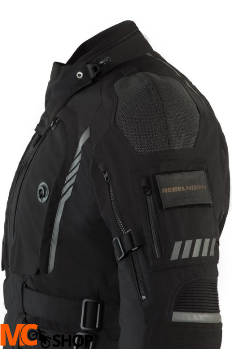 KURTKA TEKSTYLNA REBELHORN PATROL BLACK KURTKA TEKSTYLNA REBELHORN PATROL BLACK