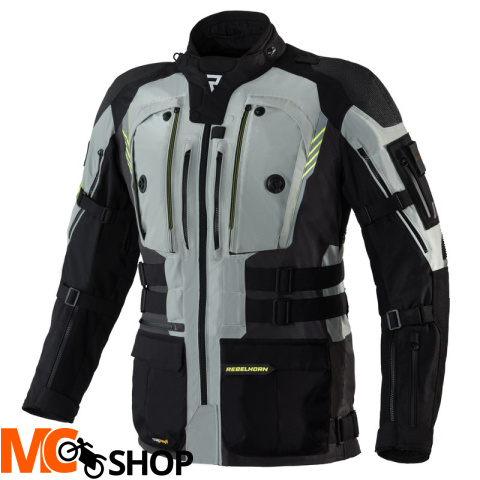 KURTKA TEKSTYLNA REBELHORN PATROL GREY/BL/FLO YEL KURTKA TEKSTYLNA REBELHORN PATROL GREY/BL/FLO YEL