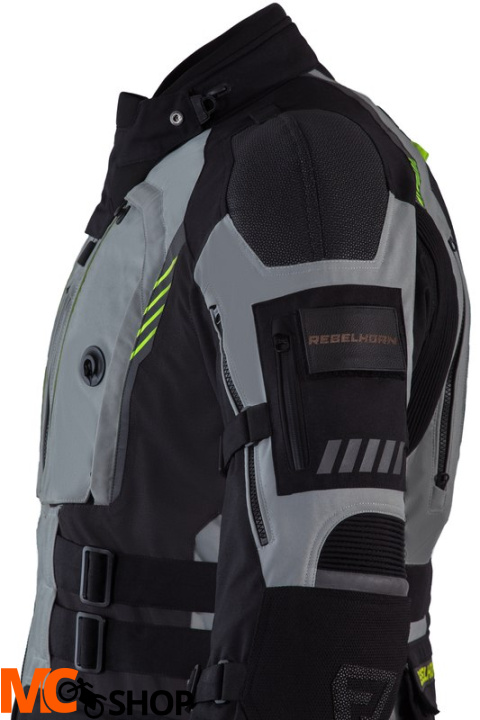 KURTKA TEKSTYLNA REBELHORN PATROL GREY/BL/FLO YEL KURTKA TEKSTYLNA REBELHORN PATROL GREY/BL/FLO YEL