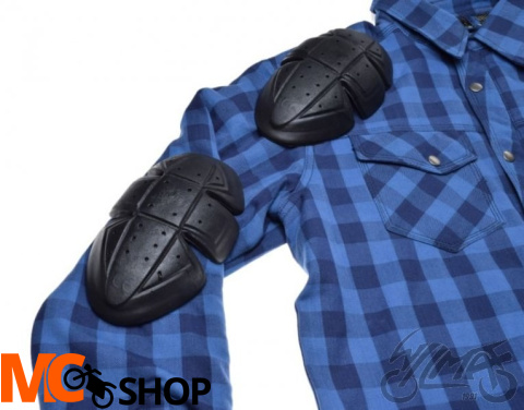 KOSZULA MOTOCYKLOWA LEOSHI NIEBIESKA