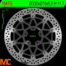 NG1641G TARCZA HAMULCOWA KAWASAKI ZX 10R 17-18 (33 NG1641G TARCZA HAMULCOWA KAWASAKI ZX 10R 17-18 (33