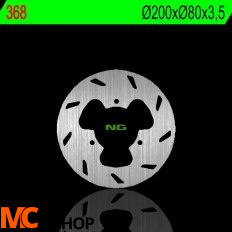 NG368 TARCZA HAMULCOWA RR 5005-08, RS 1 50 99 (22X NG368 TARCZA HAMULCOWA RR 5005-08, RS 1 50 99 (22X