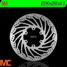 NG865 TARCZA HAMULCOWA 50/125 RS2 05-09 (280X90X4,