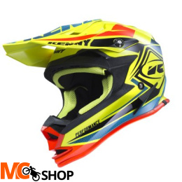 KENNY KASK OFF-ROAD PERFORMANCE YELLOW/BLUE/ORANGE
