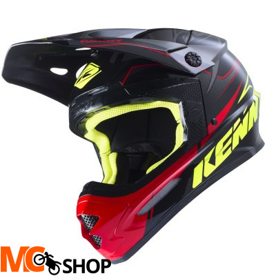 KENNY KASK OFF-ROAD TRACK BLACK/GREY/RED KENNY KASK OFF-ROAD TRACK BLACK/GREY/RED