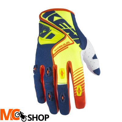 KENNY RĘKAWICE OFF-ROAD TITANIUM YELLOW/BLUE KENNY RĘKAWICE OFF-ROAD TITANIUM YELLOW/BLUE