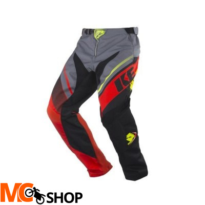 KENNY SPODNIE OFF-ROAD TRACK GREY ORANGE KENNY SPODNIE OFF-ROAD TRACK GREY ORANGE