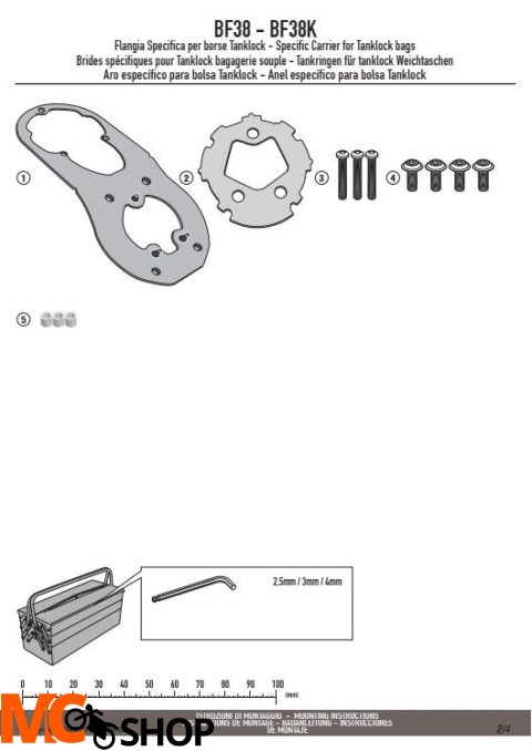 KAPPA BF38K MOCOWANIE TANKLOCK HONDA CB 1000R (18)