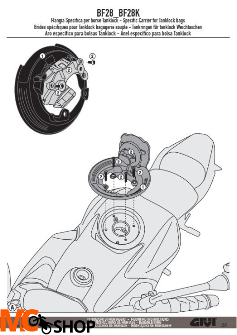 GIVI BF28 MOCOWANIE TANKLOCK KAWASAKI Z650 (17) GIVI BF28 MOCOWANIE TANKLOCK KAWASAKI Z650 (17)