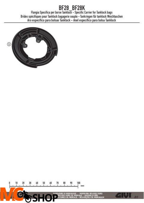 GIVI BF28 MOCOWANIE TANKLOCK KAWASAKI Z650 (17) GIVI BF28 MOCOWANIE TANKLOCK KAWASAKI Z650 (17)