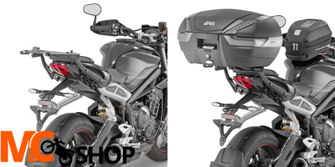 GIVI 6412FZ STELAŻ KUFRA CENTRALNEGO TRIUMPH Street Triple 765