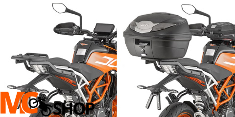GIVI 7707FZ STELAŻ KUFRA CENTRALNEGO BEZ PŁYTY Duke 125-390 GIVI 7707FZ STELAŻ KUFRA CENTRALNEGO BEZ PŁYTY Duke 125-390