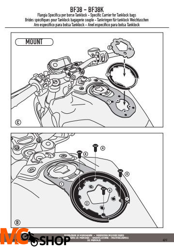 GIVI BF38 MOCOWANIE TANKLOCK HONDA CB 1000 R (18) GIVI BF38 MOCOWANIE TANKLOCK HONDA CB 1000 R (18)