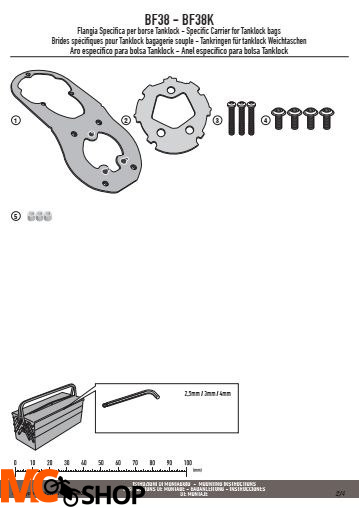 GIVI BF38 MOCOWANIE TANKLOCK HONDA CB 1000 R (18) GIVI BF38 MOCOWANIE TANKLOCK HONDA CB 1000 R (18)