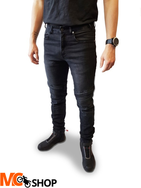 OZONE SPODNIE MOTO JEANS HORNET II WASHED BLACK OZONE SPODNIE MOTO JEANS HORNET II WASHED BLACK