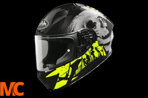 AIROH KASK INTEGRALNY VALOR AKUNA YELLOW MATT