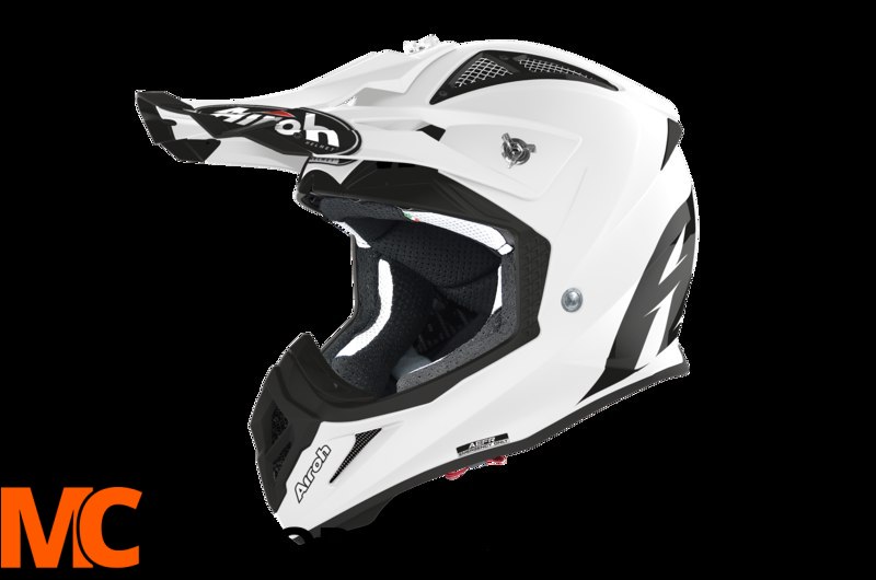 AIROH KASK OFF-ROAD AVIATOR ACE COLOR WHITE GLOSS