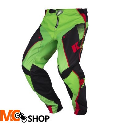 KENNY SPODNIE OFF-ROAD TRACK BLACK/GREEN/RED KENNY SPODNIE OFF-ROAD TRACK BLACK/GREEN/RED