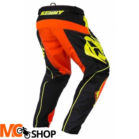 KENNY SPODNIE OFF-ROAD TRACK BLACK/ORANGE KENNY SPODNIE OFF-ROAD TRACK BLACK/ORANGE