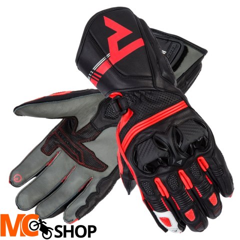 REBELHORN RĘKAWICE SKÓRZANE ST LONG BLACK/G/FLO R REBELHORN RĘKAWICE SKÓRZANE ST LONG BLACK/G/FLO R