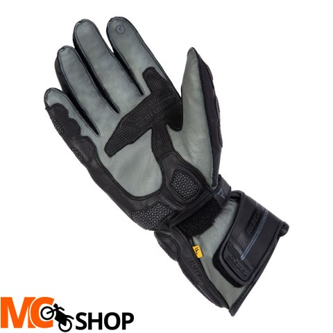 REBELHORN RĘKAWICE SKÓRZANE ST LONG BLACK/GREY REBELHORN RĘKAWICE SKÓRZANE ST LONG BLACK/GREY