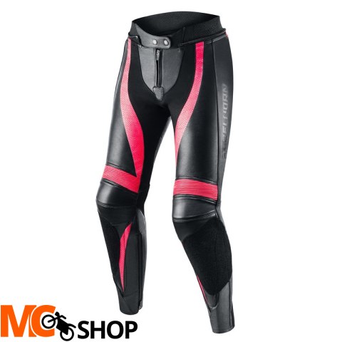REBELHORN SPODNIE SKÓRZANE REBEL LADY BLACK/PINK REBELHORN SPODNIE SKÓRZANE REBEL LADY BLACK/PINK