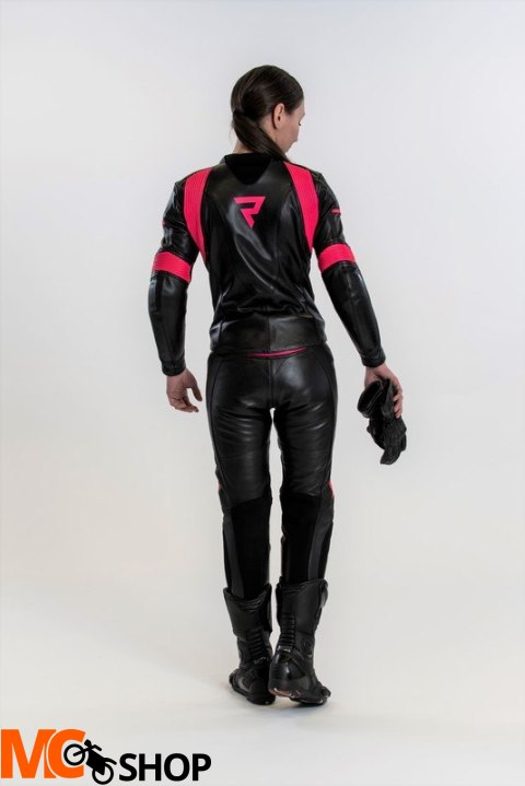 REBELHORN SPODNIE SKÓRZANE REBEL LADY BLACK/PINK REBELHORN SPODNIE SKÓRZANE REBEL LADY BLACK/PINK