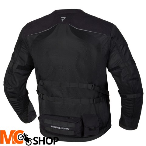 REBELHORN KURTKA MOTOCYKLOWA TEKST BRUTALE BLACK REBELHORN KURTKA MOTOCYKLOWA TEKST BRUTALE BLACK