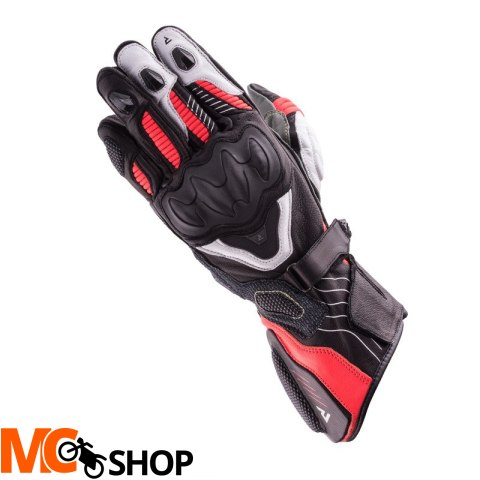 REBELHORN RĘKAWICE SKÓRZANE REBEL LADY BL/WH/FL R REBELHORN RĘKAWICE SKÓRZANE REBEL LADY BL/WH/FL R