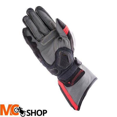 REBELHORN RĘKAWICE SKÓRZANE REBEL LADY BL/WH/FL R REBELHORN RĘKAWICE SKÓRZANE REBEL LADY BL/WH/FL R