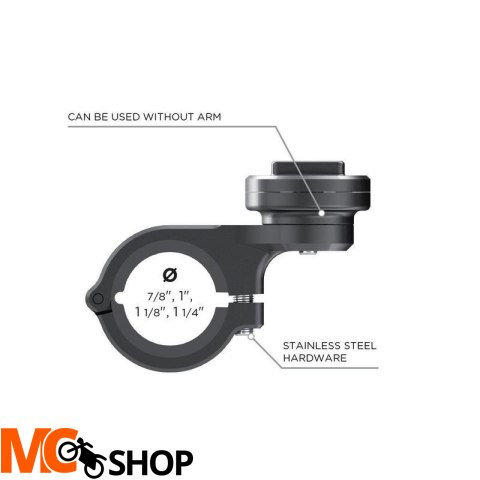 SP CONNECT UCHWYT NA KIEROWNICĘ MOTO MOUNT BLACK