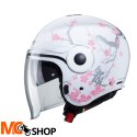 CABERG KASK OTWARTY JET UPTOWN BLOOM WHITE/SIL/PIN