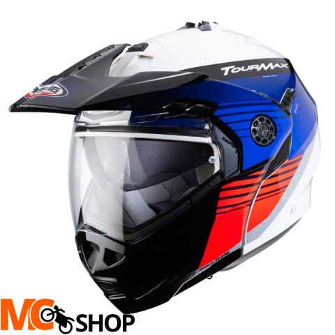 CABERG KASK ENDURO TOURMAX TITAN WHITE/BLUE/RED