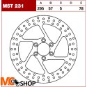 TRW Tarcza hamulcowa MST231 SUZUKI VS 800 GL Intru