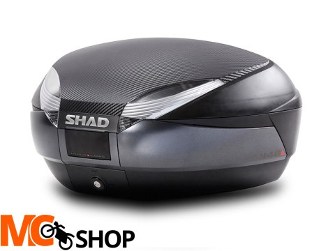 SHAD D0B48306R KUFER SHAD DARK GREY NAKŁADKA+OPARCIE SHAD D0B48306R KUFER SHAD DARK GREY NAKŁADKA+OPARCIE