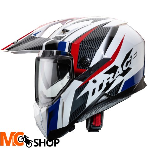 CABERG KASK DUAL XTRACE SAVANA WHITE/RED/BLUE