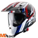 CABERG KASK DUAL XTRACE SAVANA WHITE/RED/BLUE