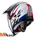 CABERG KASK DUAL XTRACE SAVANA WHITE/RED/BLUE