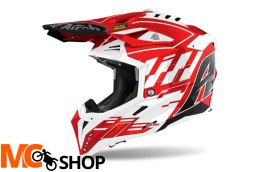 AIROH KASK OFF-ROAD AVIATOR 3 RAMPAGE RED GLOSS