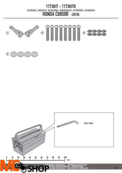 KAPPA 1173KITK ADAPTER DO STELAŻA BOCZNEGO TE1173K KAPPA 1173KITK ADAPTER DO STELAŻA BOCZNEGO TE1173K