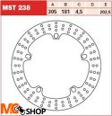 TRW LUCAS MST238 TARCZA HAMULCOWA PRZÓD BMW R1150