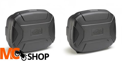 KAPPA KVC35NPACK2 KUFRY BOCZNE 35L MONOKEY BLACK PARA