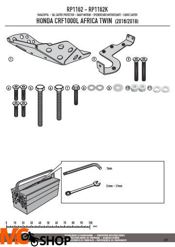 KAPPA RP1162K OSŁONA SILNIKA ALUMINIOWA HONDA KAPPA RP1162K OSŁONA SILNIKA ALUMINIOWA HONDA